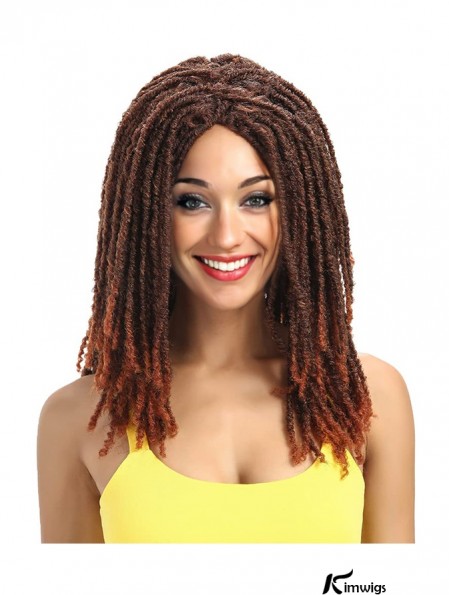 21-Inch Synthetic Faux Locs Wig for Black Women - Curly Rolls & Twisted Style | Natural  for Everyday or Special Occasions