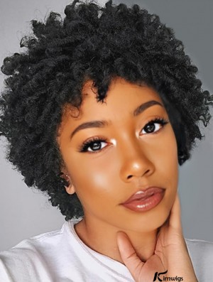 Chic Short Afro Twist Braided Wigs for Black Women - Glueless Faux Locs Braid Hairstyles for African American Beauty
