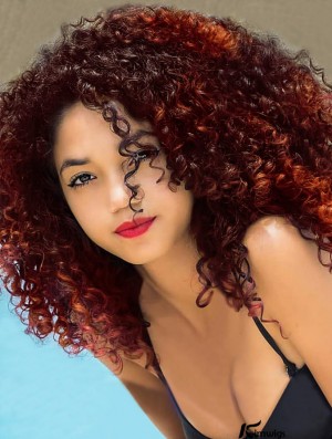 Bangs-Friendly Curly Afro Synthetic Wig - Stylish Afro Curly Hairpiece for Instant Glamour