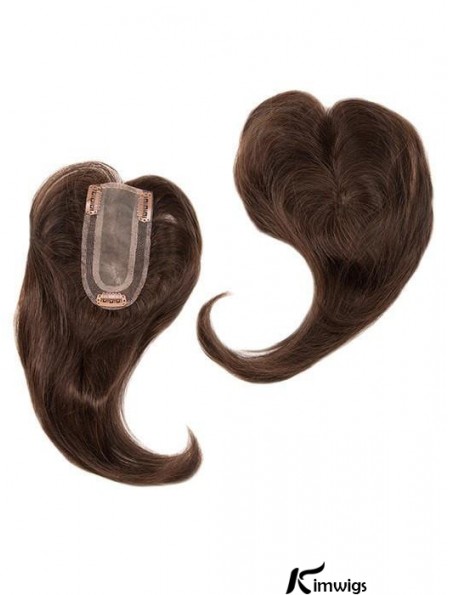 Add On Part Topper |Human Hair Blend Hairpiece (Monofilament Base)