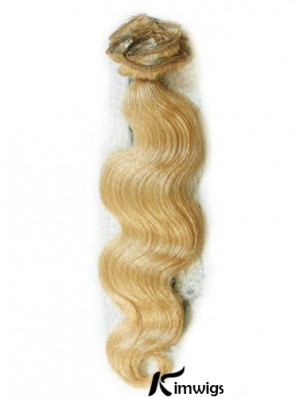 Blonde Wavy Gorgeous Remy Real Hair Tape In Hair Extensions