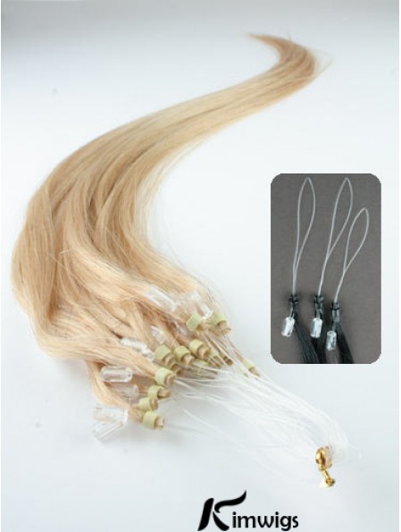 Ideal Blonde Straight Micro Loop Ring Hair Extensions