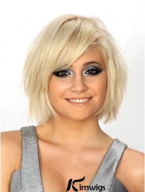 Bob Wigs UK 100% Hand Tied Straight Style Chin Length