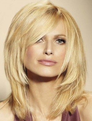 Blonde Mono Top Wig UK With Remy Real Lace Front