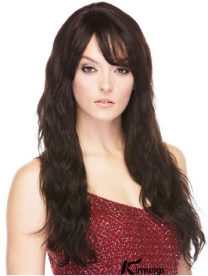 Brazilian Real Hair With Bangs Straight Style Long Length