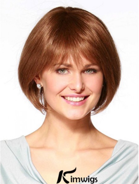 Real Hair Bob Wig Remy Real Bobs Cuts Straight Style Chin Length