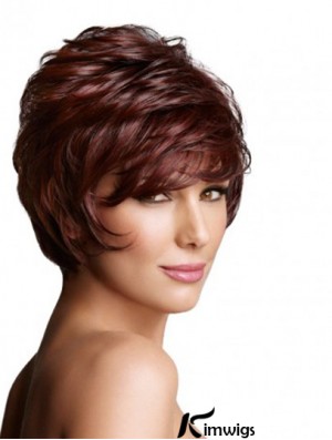 Monofilament Wavy Layered Short 7 inch Exquisite Wigs