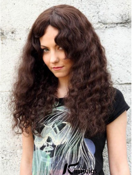 Real Curly Wigs With Capless Curly Style Long Length