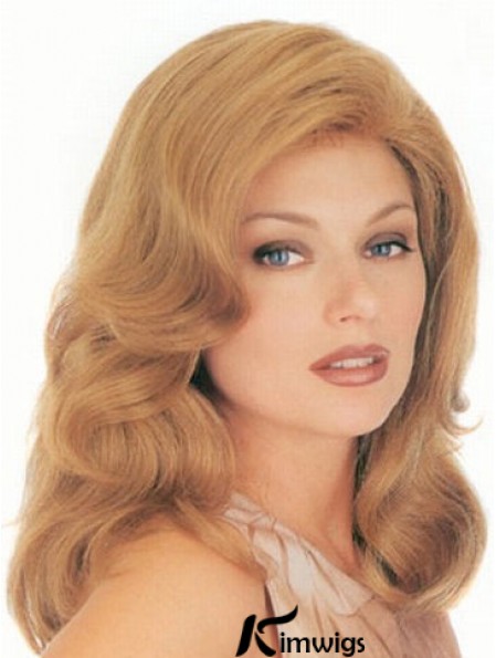 Wavy Blonde Convenient Long Classic Wigs