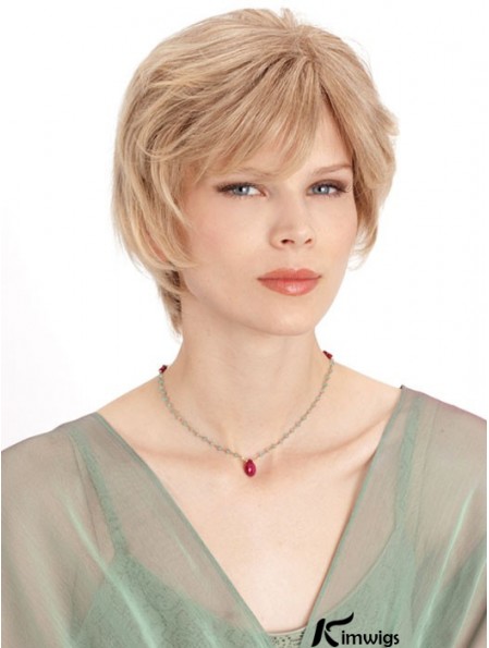 Monofilament Straight Layered Chin Length 8 inch Incredible Real Hair Wigs