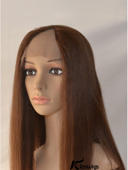 20 inch Lace Front Straight Auburn Exquisite U Part Wigs For Sale