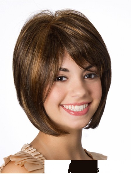 Lace Front Straight 10 inch Brown Bob Hairstyles