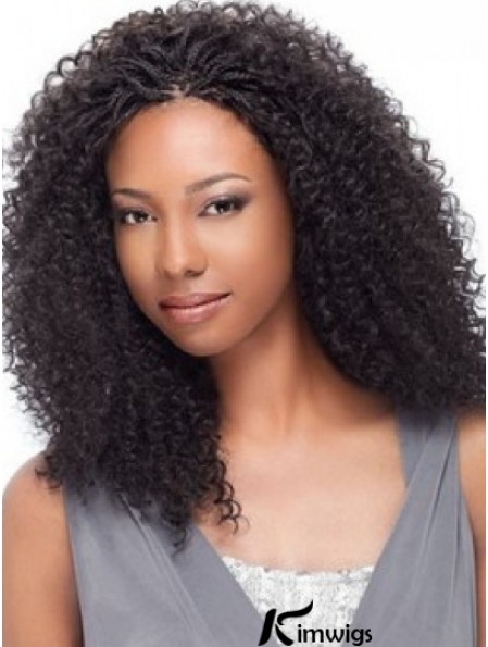 Comfortable 14 inch Shoulder Length Kinky Wigs For Black Women