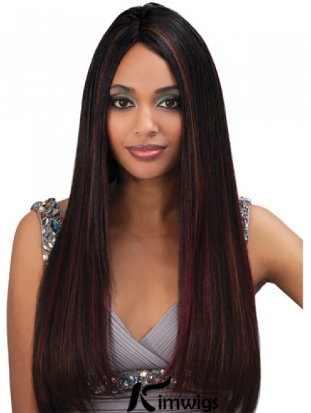 24 inch Auburn Lace Front Wigs For Black Women
