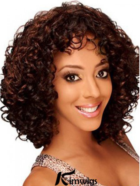 Sleek 12 inch Short Kinky Wigs For Black Women