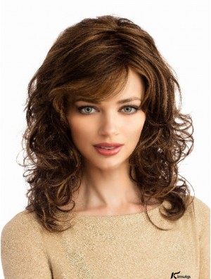 Long Wavy Brown 14 inch Lace Wigs