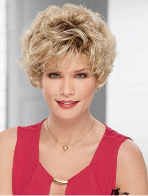 Synthetic Wigs Cheap With Capless Curly Style Layered Cut