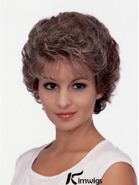 Cheap Beautiful Synthetic Hair Short Length Classic Cut Curly Style
