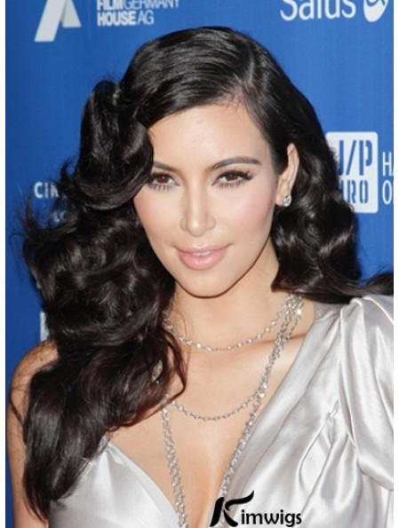 Black Long Curly Lace Front Hairstyles 22 Inch Kim