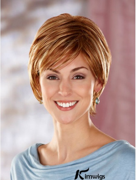 Boycuts Short Auburn Straight Top Petite Wigs