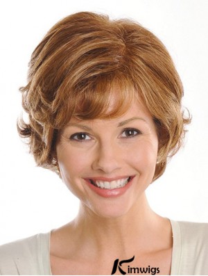 Brown Chin Length Wavy Layered 9 inch Exquisite Medium Wigs