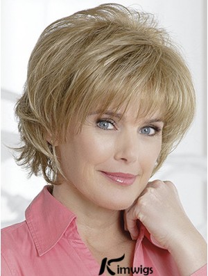 Wavy With Bangs 8 inch High Quality Short Wigs