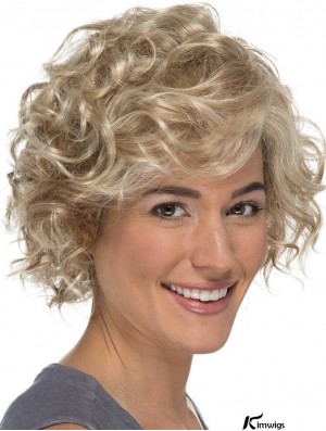 Classic Curly Blonde 8 inch Lace Wig