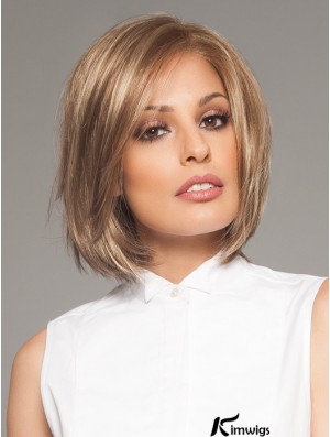 Chin Length Blonde Gorgeous 10 inch Straight Bob Wigs