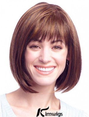 Lace Front Chin Length Straight Auburn Amazing Bob Wigs