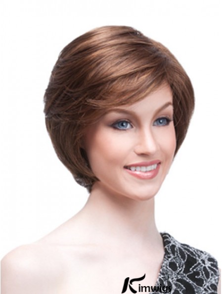 8 inch Sassy Auburn Bobs Monofilament Wigs