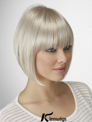 Straight Chin Length 10 inch Capless Great Bob Wigs