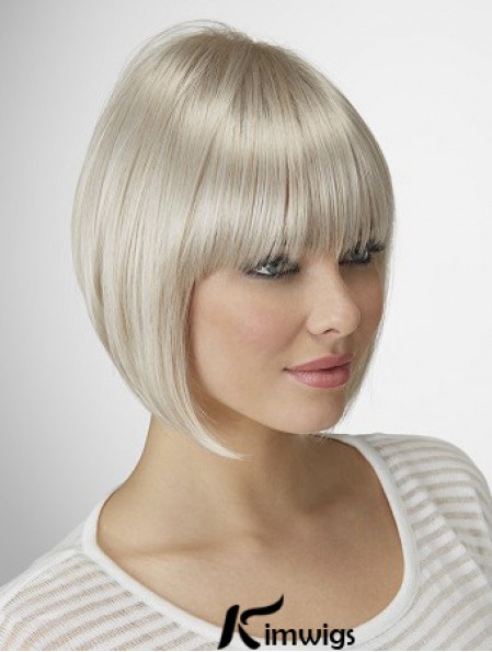 Straight Chin Length 10 inch Capless Great Bob Wigs