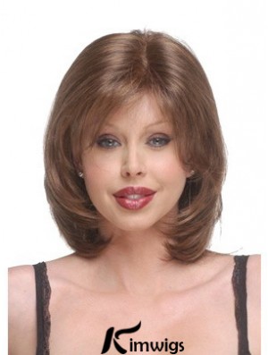 Capless Chin Length Straight Auburn Discount Bob Wigs