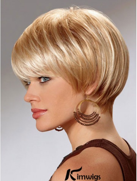 Short Bob Wigs For Women With Capless Straight Style Short Length