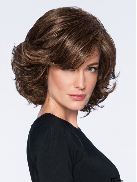 Chin Length Capless Brown 10 inch Classic Wigs