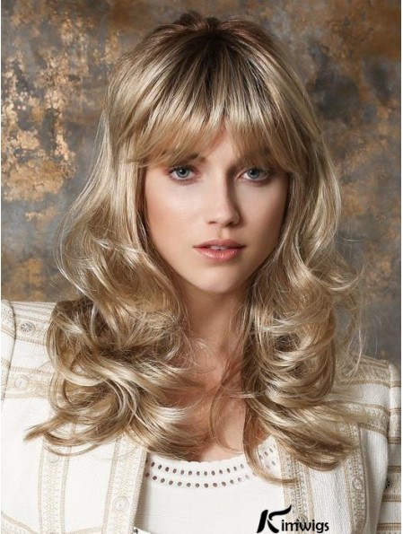 Long Monofilament Blonde 16 inch Classic Lady Wig