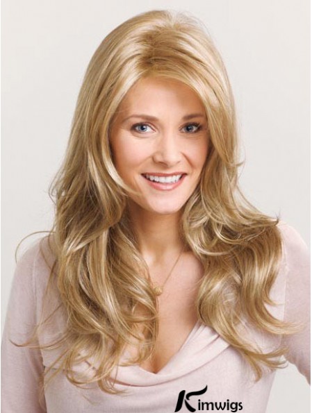 Incredible Blonde Wavy Layered Capless Long Wigs