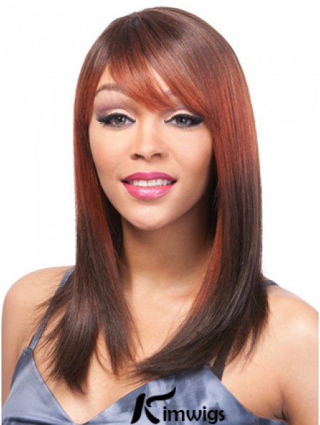 16 inch Ombre/2 Tone Lace Front Wigs For Black Women