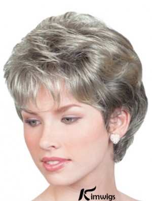 Wigs For Elderly Lady UK With Lace Front Chin Length