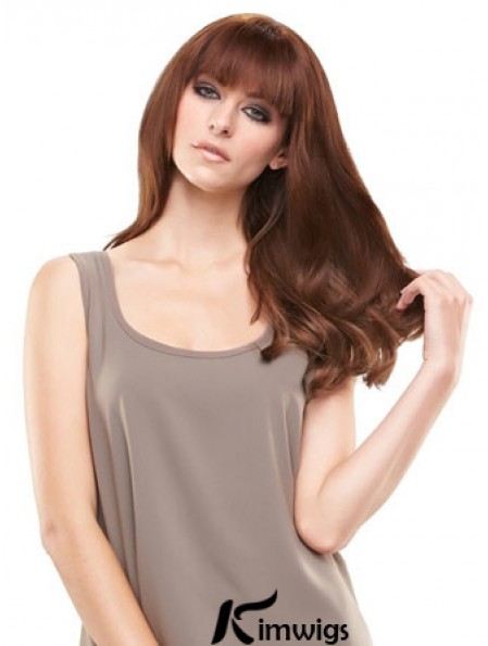 Modern Auburn Straight Remy Real Hair Clip In Hairpieces